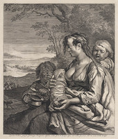 KG 04849
<br/>
Zigeunerin met kind
<br/>
<em>Visscher, Cornelis (1629-1658)</em>